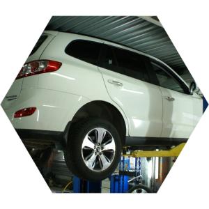 Санта ФЕ на подъемнике