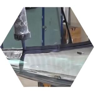 установка стекала на Солярис