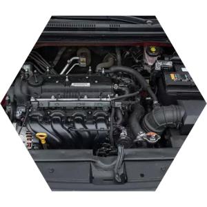 открытый капот на Солярисе