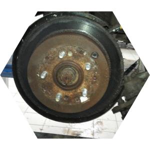 Замена задних колодок