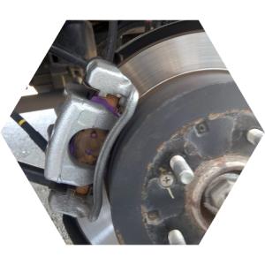 Замена задних тормозных колодок