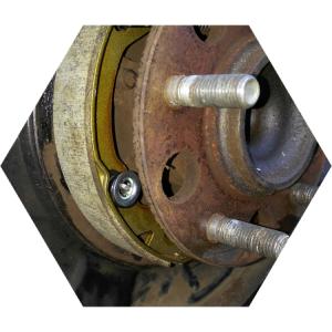 Замена колодок ручника Хендай Элантра