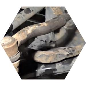 снимаем рулевую тягу Хендай