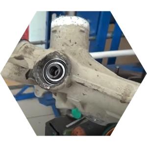 рулевая рейка при ремонте