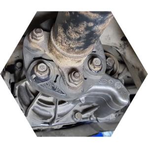 Замена сайлентблока заднего редуктора Хендай Санта Фе