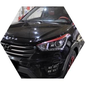 Хендай Крета готовится к заправке кондиционера