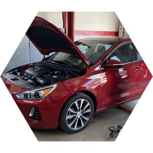 Хендай Элантра в процессе замены главного цилиндра сцепления