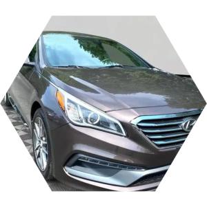 Хендай Соната после замены пружин подвески в автотехцентре