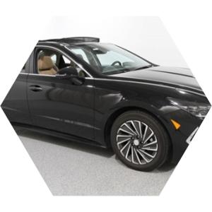 Хендай Соната в автотехцентре после заправки кондиционера