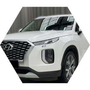 Хендай Палисад после замены топливного фильтра в автотехцентре