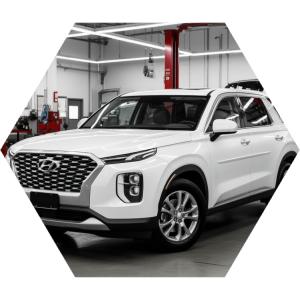 Хендай Палисад готовится к замене цепи ГРМ в автотехцентре