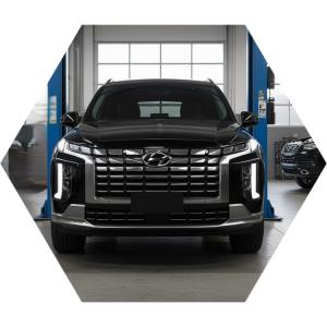 Хендай Палисад готовится к замене привода в автотехцентре