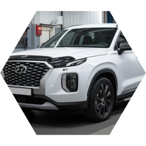 Хендай Палисад готовится к замене турбины в автотехцентре