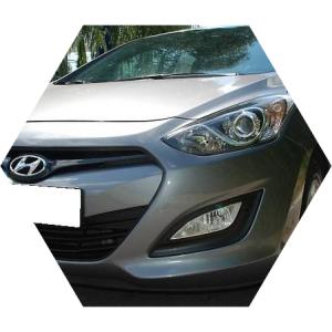 серый Хендай ай 30 спереди