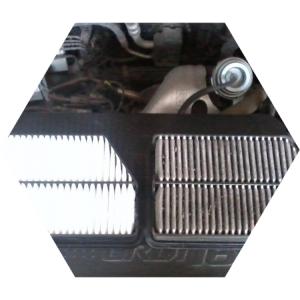 старый и новый воздушные фильтры