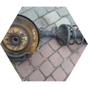 тормозной диск со стойкой на Хендай