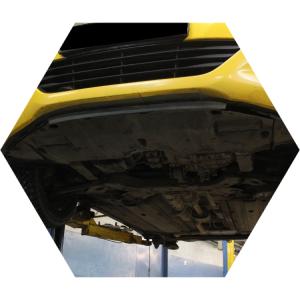 Солярис на подъемнике снизу