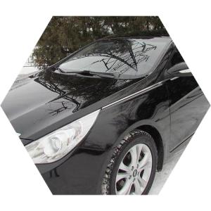 черная Хендай Соната