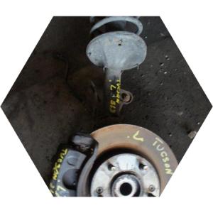 тормозной диск и амортизатор