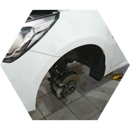 замена тормозных колодок hyundai