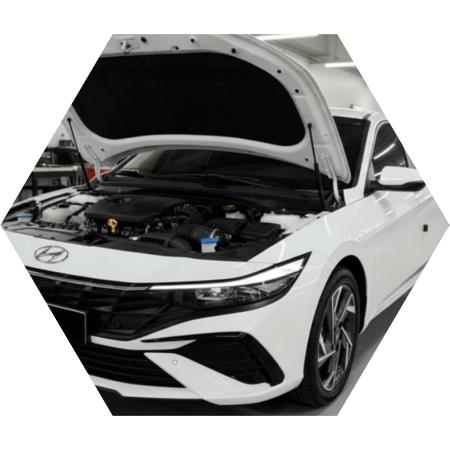 Хендай Аванте в техцентре на обслуживании