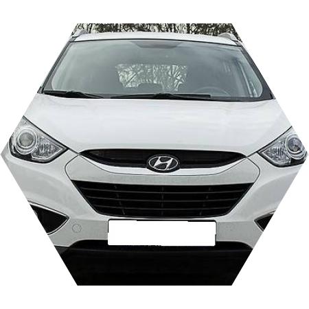 белый Хендай ix35