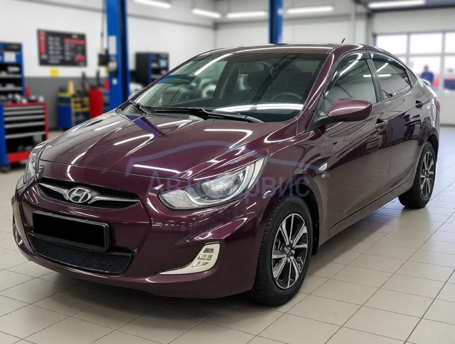 Хендай Солярис после замены масла АКПП в автотехцентре